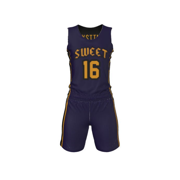 Packages Express Ladies Single Ply Reversible Basketball Set. (x 1)