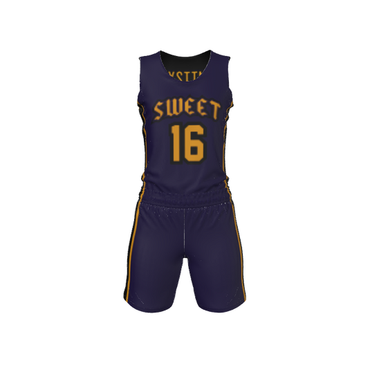Packages Express Ladies Single Ply Reversible Basketball Set. (x 1)
