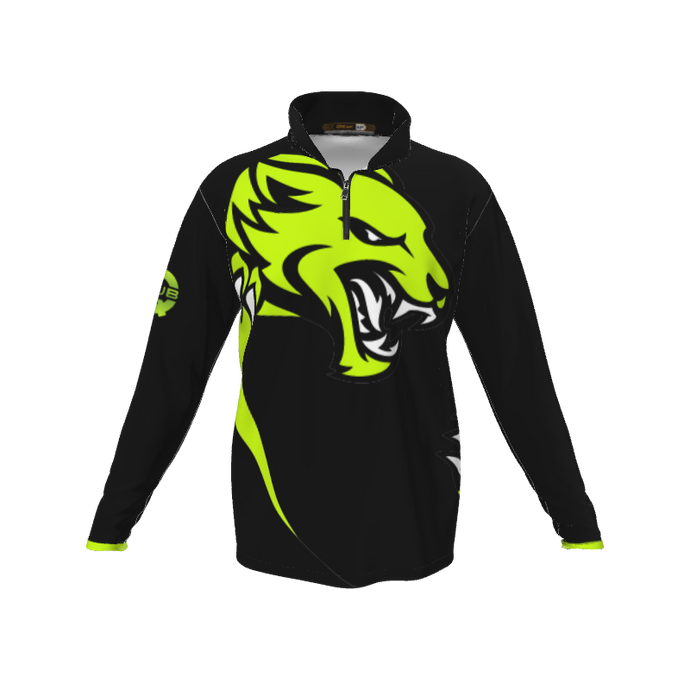 Collared Shirts Wolf QTR Zipped LS. (x 1)