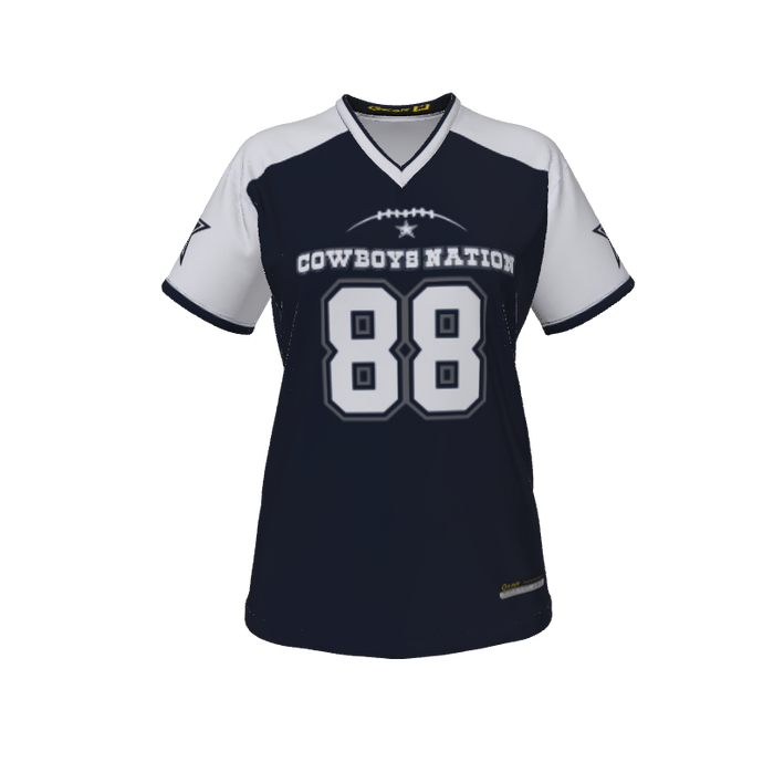 Cowboys Nation 88 Cowboys Nation 88 Ladies V-Neck. (Womens Large)