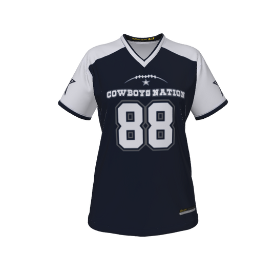 Cowboys Nation 88 Cowboys Nation 88 Ladies V-Neck. (Womens Large)