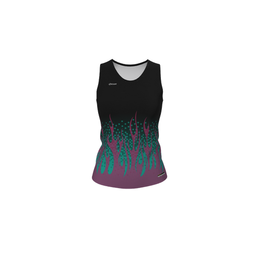Ladies Custom Jerseys Core Ladies Fitted Track Singlet. (x 2)