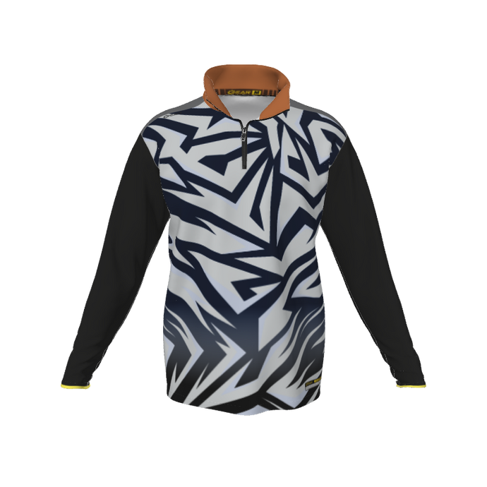 Collared Shirts Notorious QTR Zipped LS. (x 1)