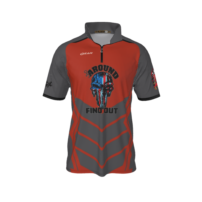 Collared Shirts Gamer QTR Zip Short Sleeve. (x 1)