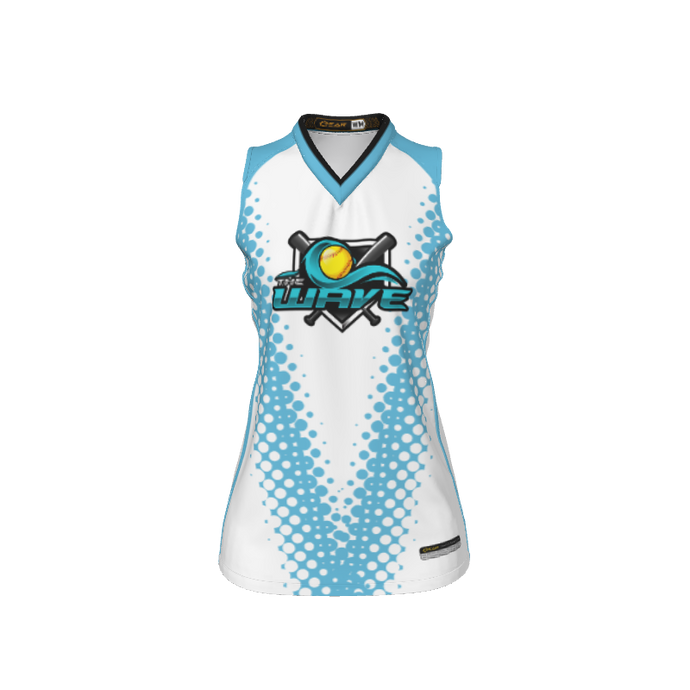 Ladies Custom Jerseys Maze Custom Ladies V-Neck Sleeveless Jersey. (x 11)