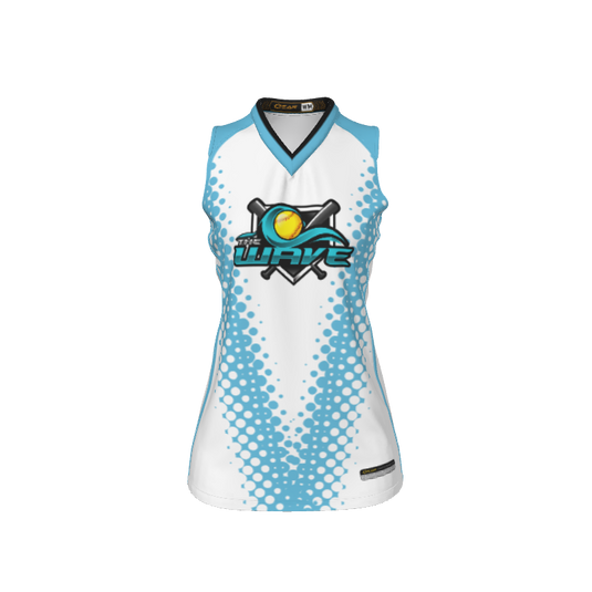 Ladies Custom Jerseys Maze Custom Ladies V-Neck Sleeveless Jersey. (x 11)