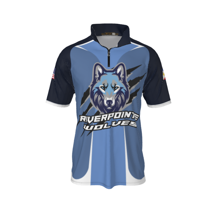 Collared Shirts Side Tech QTR Zip Short Sleeve. (x 3)