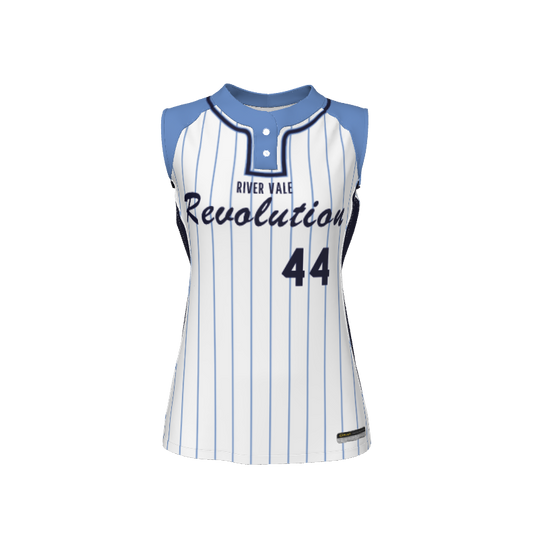 Ladies Custom Jerseys Elite Custom Ladies Premier 2 Button Sleevesless Jersey. (x 1)