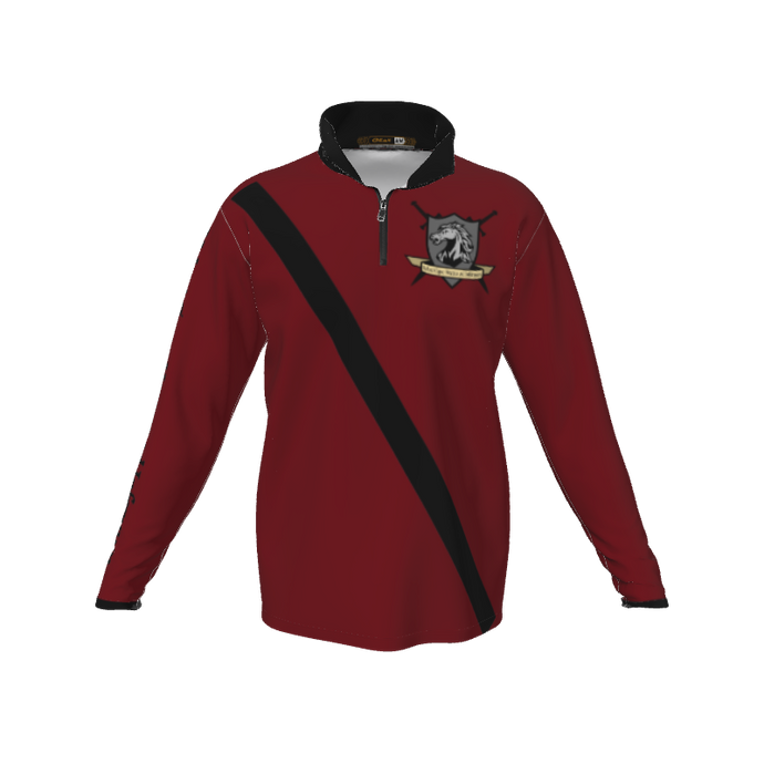 Collared Shirts Core QTR Zipped LS. (x 1)