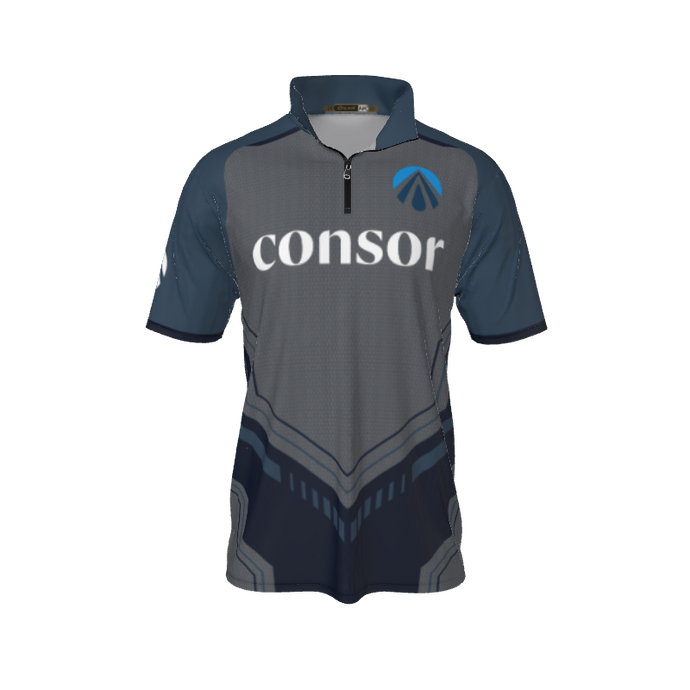 Collared Shirts Iconic QTR Zip Short Sleeve. (x 2)