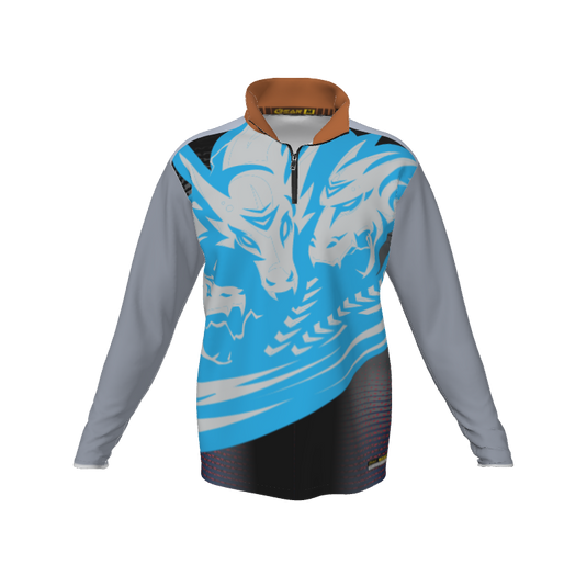 Collared Shirts Hydra QTR Zipped LS. (x 1)