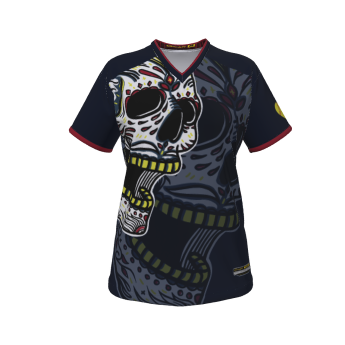 Ladies Custom Jerseys Skull Candy Ladies Mascots Short Sleeve. (x 14)