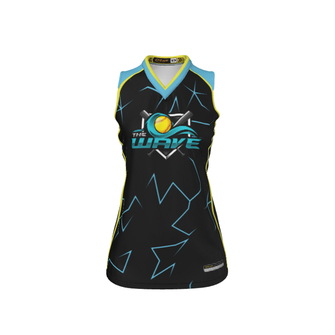 Ladies Custom Jerseys Prisum Custom Ladies V-Neck Sleeveless Jersey. (x 11)