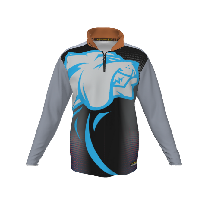 Collared Shirts Bulldog QTR Zipped LS. (x 1)