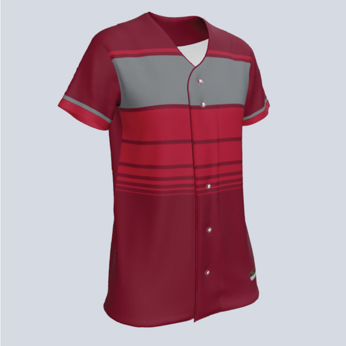 Load image into Gallery viewer, Ladies Astro Full Button Custom Softball Jersey
