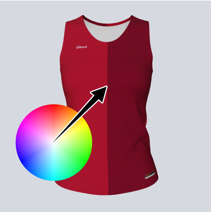 Load image into Gallery viewer, Ladies Custom Fitted Track Singlet Atlas Jersey
