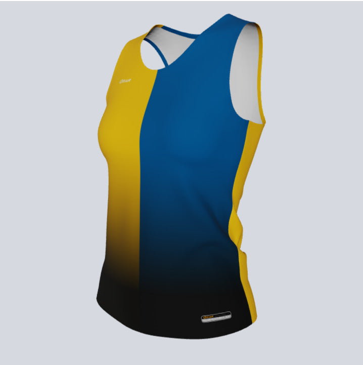Load image into Gallery viewer, Ladies Custom Fitted Track Singlet Atlas Jersey
