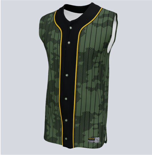 Full Button Baseball Bronx Custom Sleeveless Jersey – Gear Team Apparel