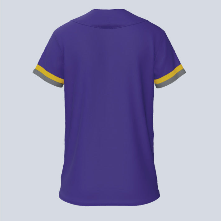 Load image into Gallery viewer, Ladies Core 2 Full Button Custom Softball Jersey
