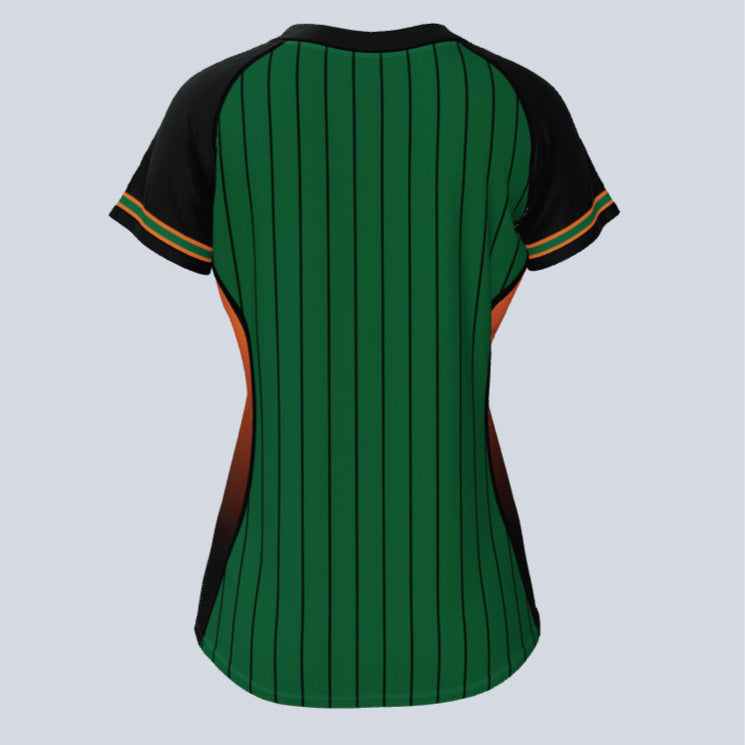 Load image into Gallery viewer, Ladies Core 2 Two Button Custom Softball Jersey
