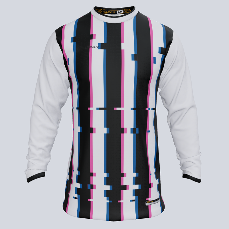Custom Glitch Long Sleeve Jersey