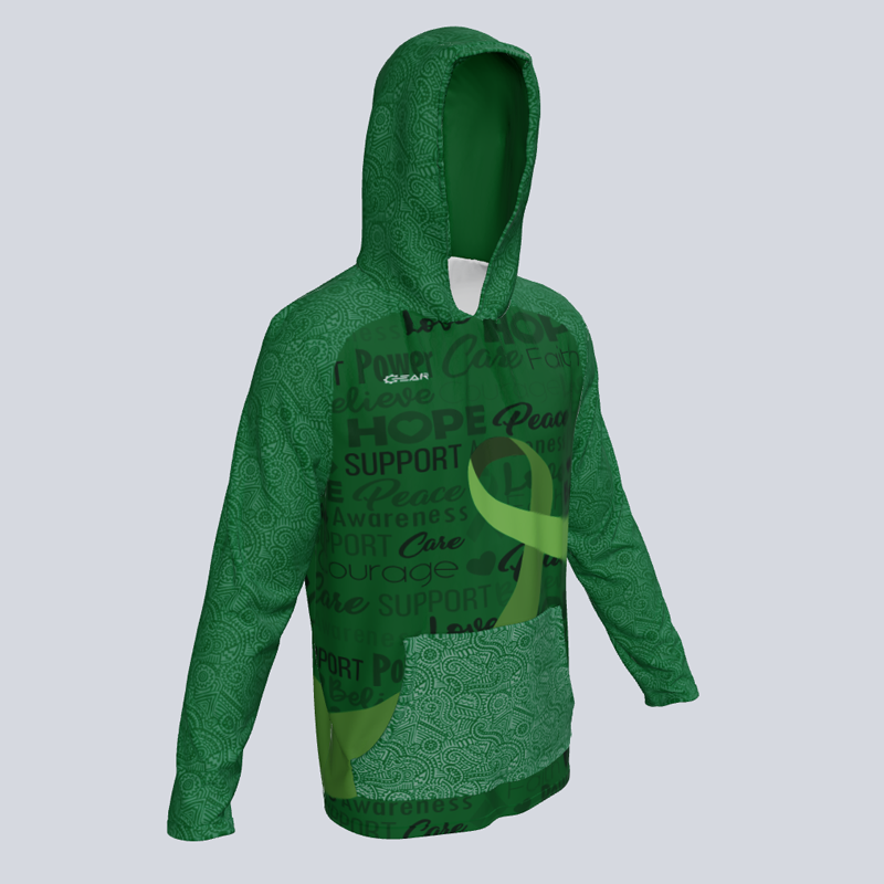 Load image into Gallery viewer, Long Sleeve Lightweight Awareness 2 Hoodie w/pocket
