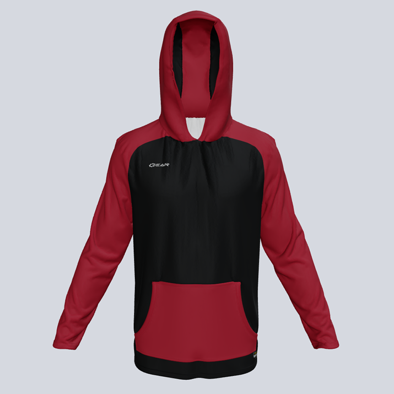 Custom red hoodie hotsell