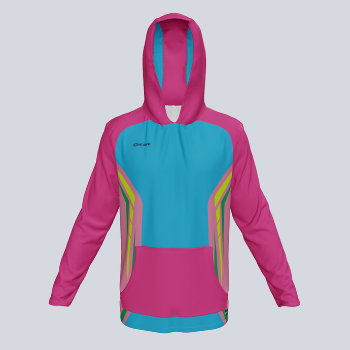 Long Sleeve Lightweight Racer Hoodie w/pocket