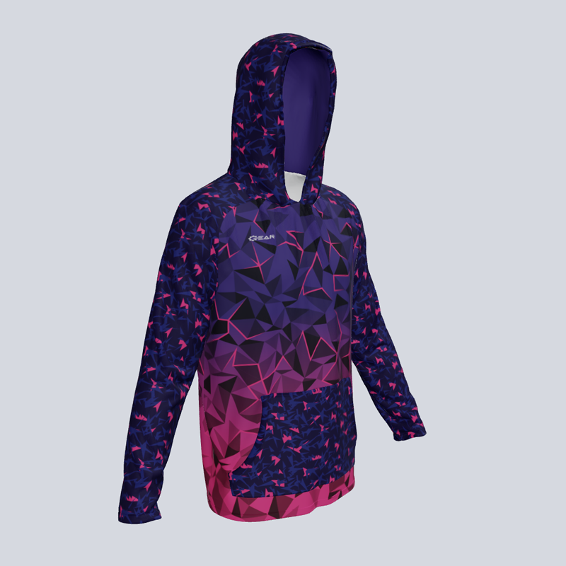 Load image into Gallery viewer, Long Sleeve Lightweight Shatter Hoodie w/pocket
