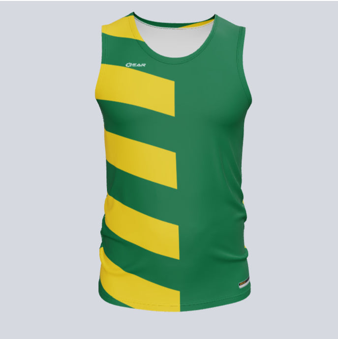 Custom Fitted Track Singlet Dortmund Jersey