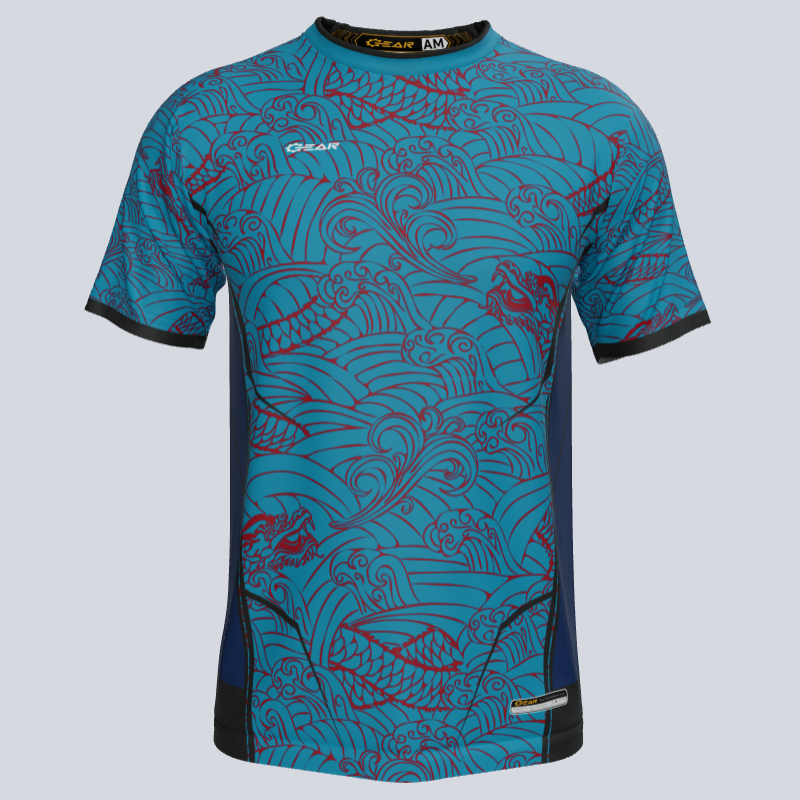 Load image into Gallery viewer, Custom ECO Water Dragon Soccer Jersey
