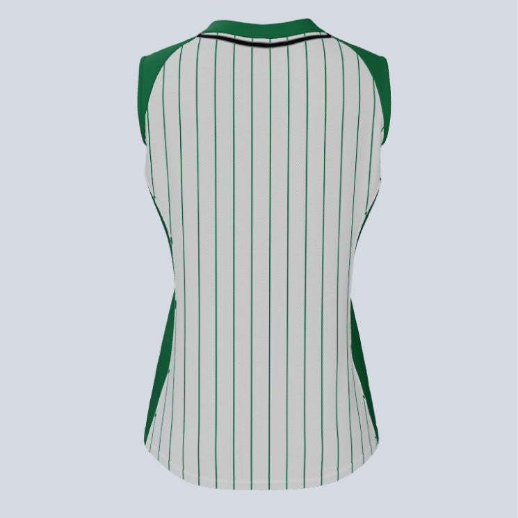 Load image into Gallery viewer, Ladies Elite Two Button Sleeveless Custom Softball Jersey

