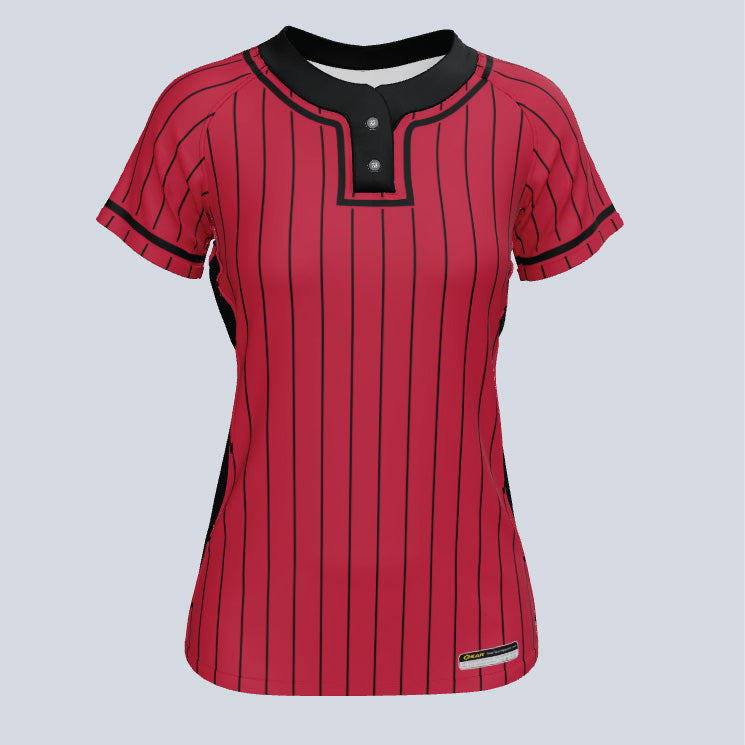 Load image into Gallery viewer, Ladies Elite Two Button Custom Softball Jersey
