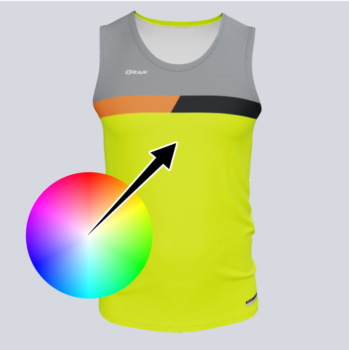 Load image into Gallery viewer, Custom Fitted Track Singlet Finish Line Jersey
