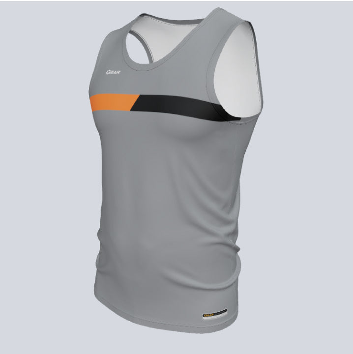 Load image into Gallery viewer, Custom Fitted Track Singlet Finish Line Jersey
