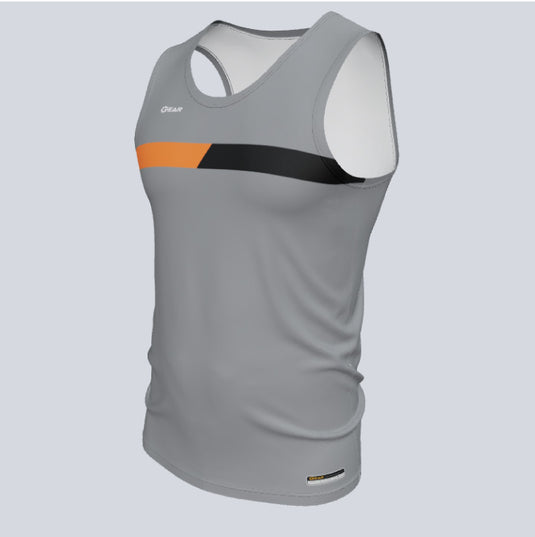 Custom Fitted Track Singlet Finish Line Jersey