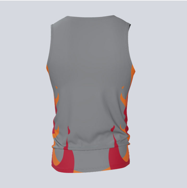Load image into Gallery viewer, Custom Fitted Track Singlet Fire Jersey
