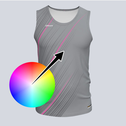 Custom Fitted Track Singlet Flash Jersey