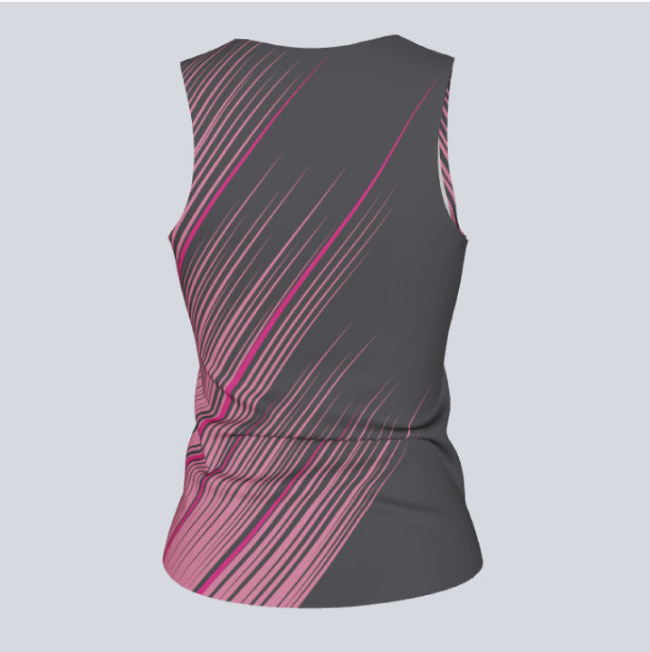 Load image into Gallery viewer, Ladies Custom Fitted Track Singlet Flash Jersey
