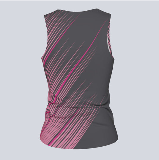 Ladies Custom Fitted Track Singlet Flash Jersey