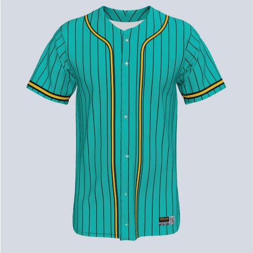 Full Button Baseball Core Custom Jersey