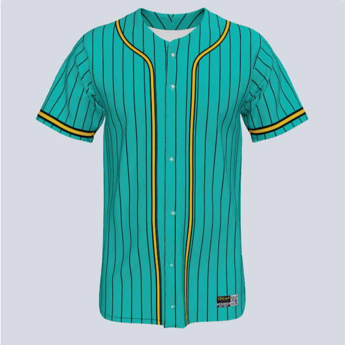 Full Button Baseball Core Custom Jersey