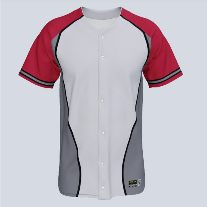 Load image into Gallery viewer, Full Button Baseball Sox Custom Jersey
