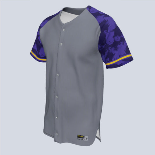 Full Button Baseball Speed Custom Jersey