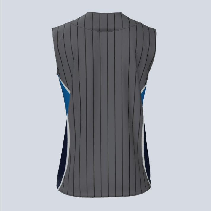 Load image into Gallery viewer, Ladies Fuse Full Button Sleeveless Custom Softball Jersey
