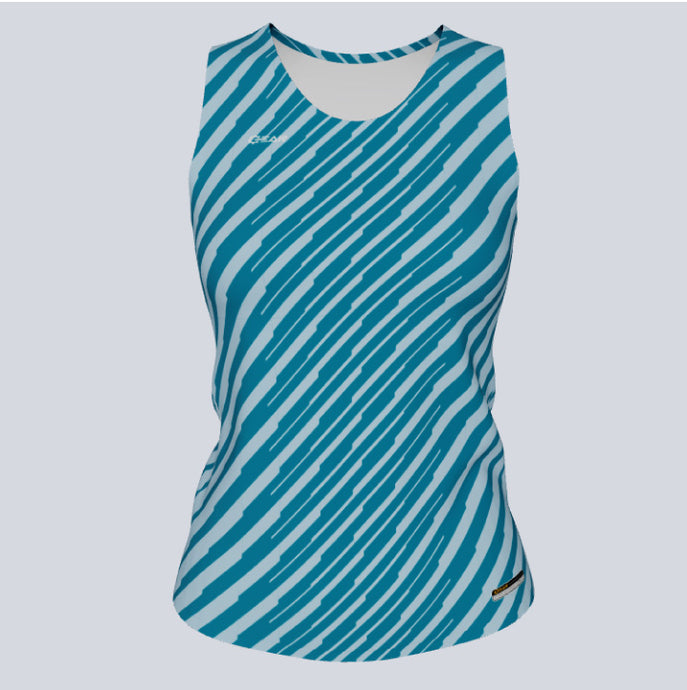 Ladies Custom Fitted Track Singlet Jett Jersey