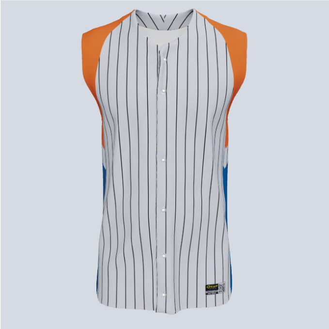 Load image into Gallery viewer, Full Button Baseball Legend Custom Sleeveless Jersey
