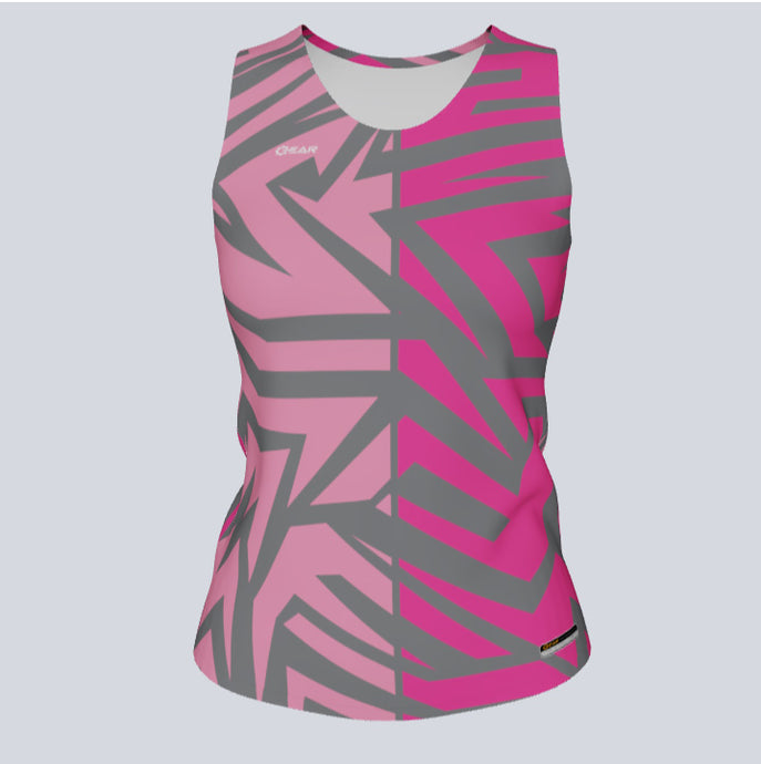 Ladies Custom Fitted Track Singlet Rage Jersey