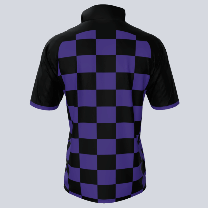 Load image into Gallery viewer, Checker Short Sleeve 1/4 ZIP
