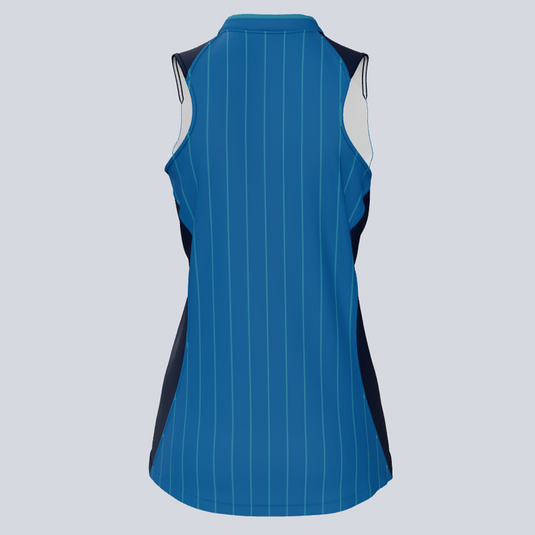 Ladies Core W/Pinstripe Razor Back Sleeveless Custom Softball Jersey